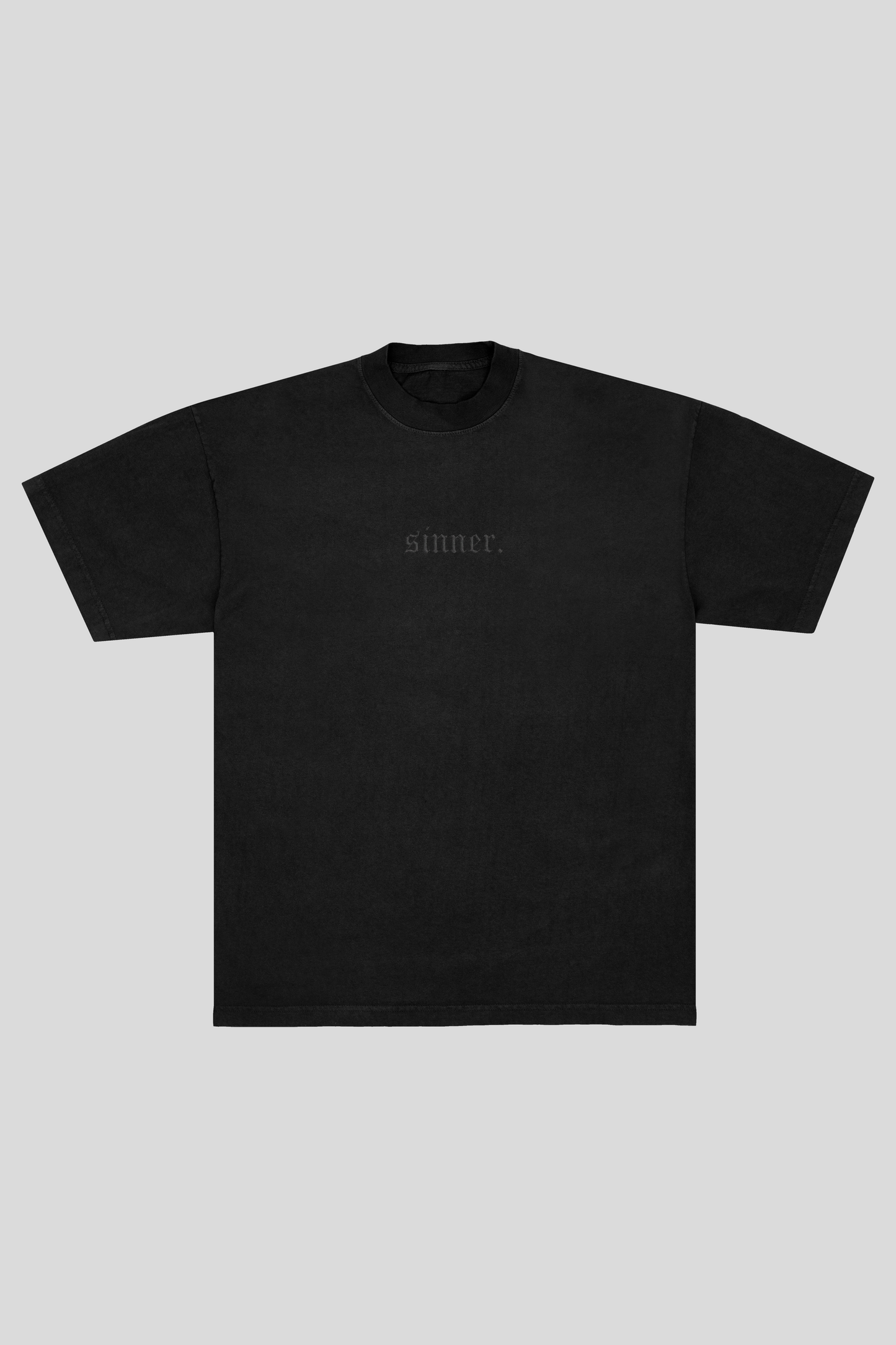 Sinner "Black on Black" "Heavy Fit"