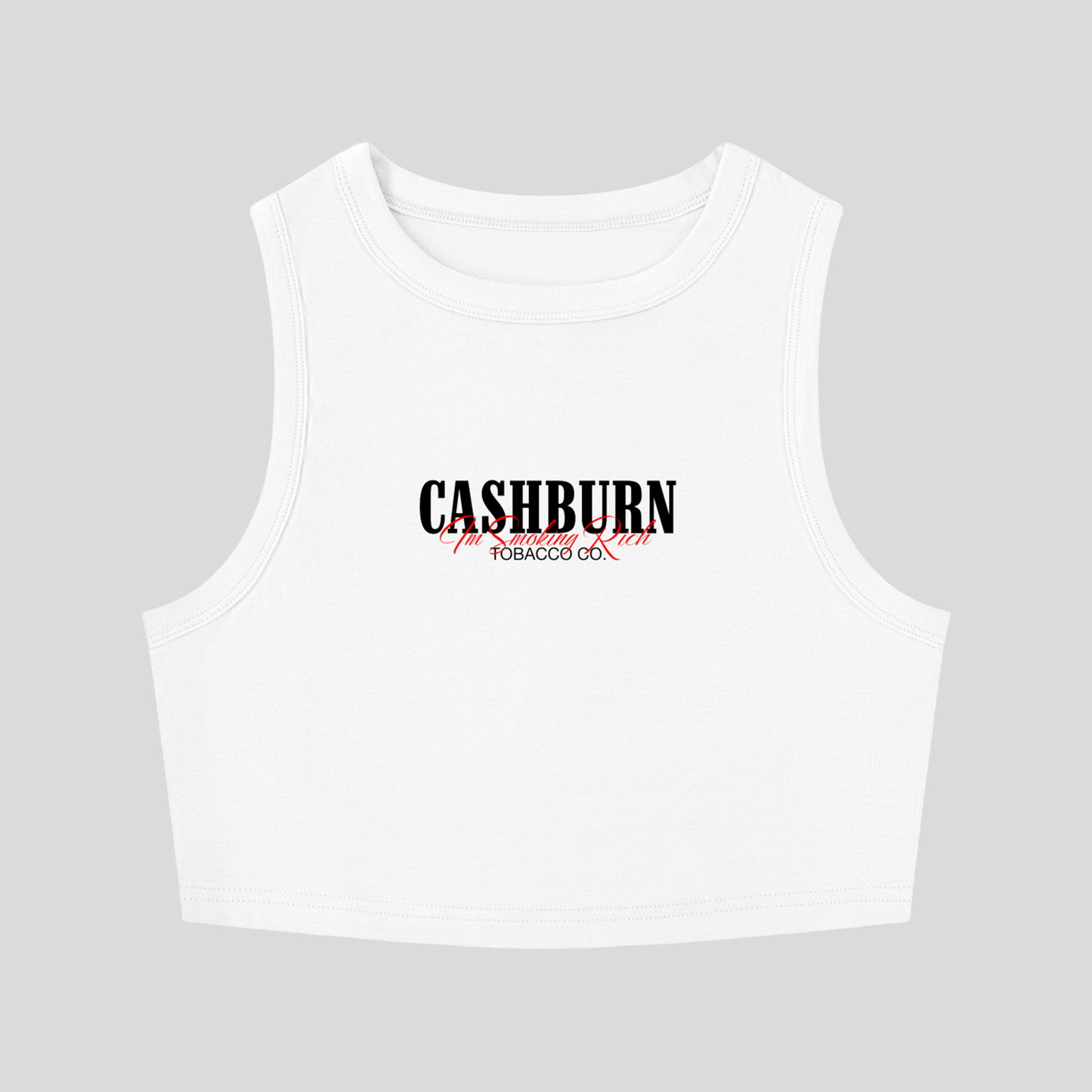 "Cashburn" Womens Crop Tank Top