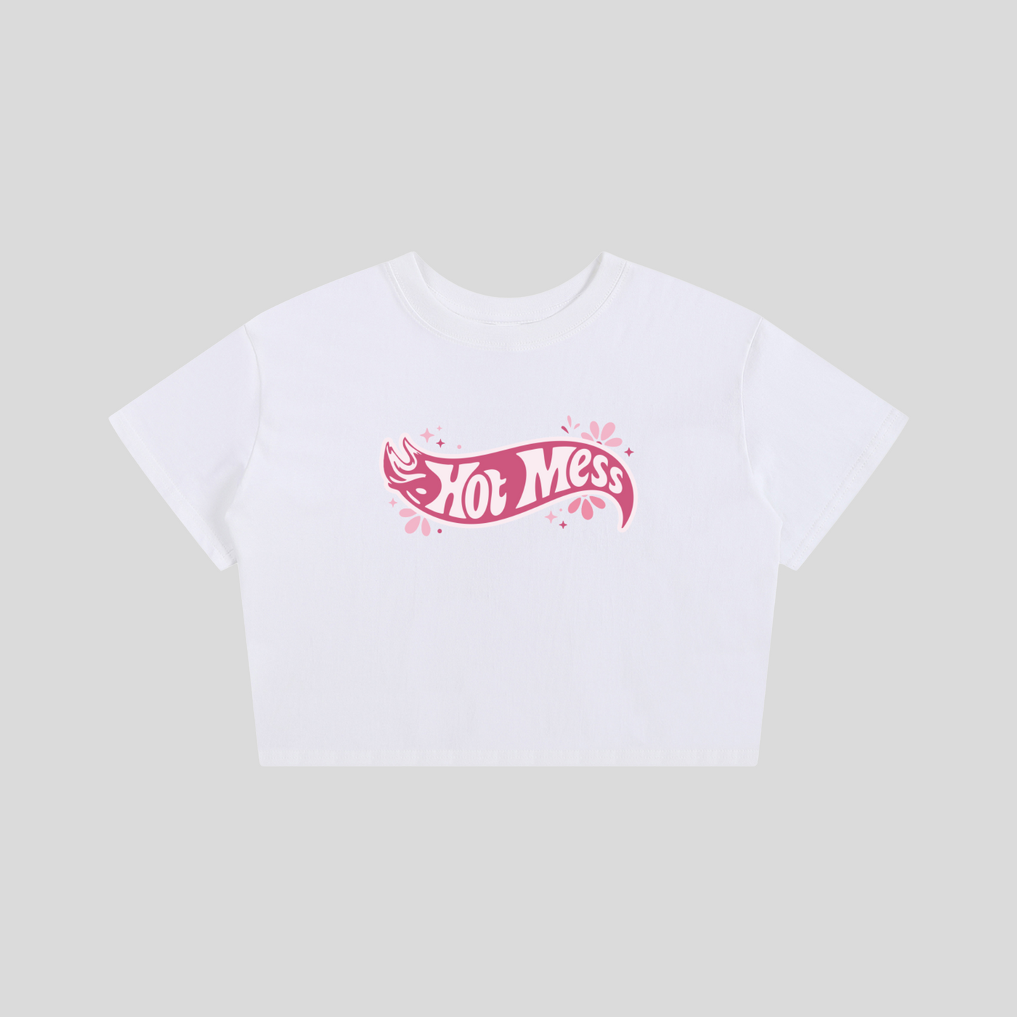 "Hot Mess" Crop Tee