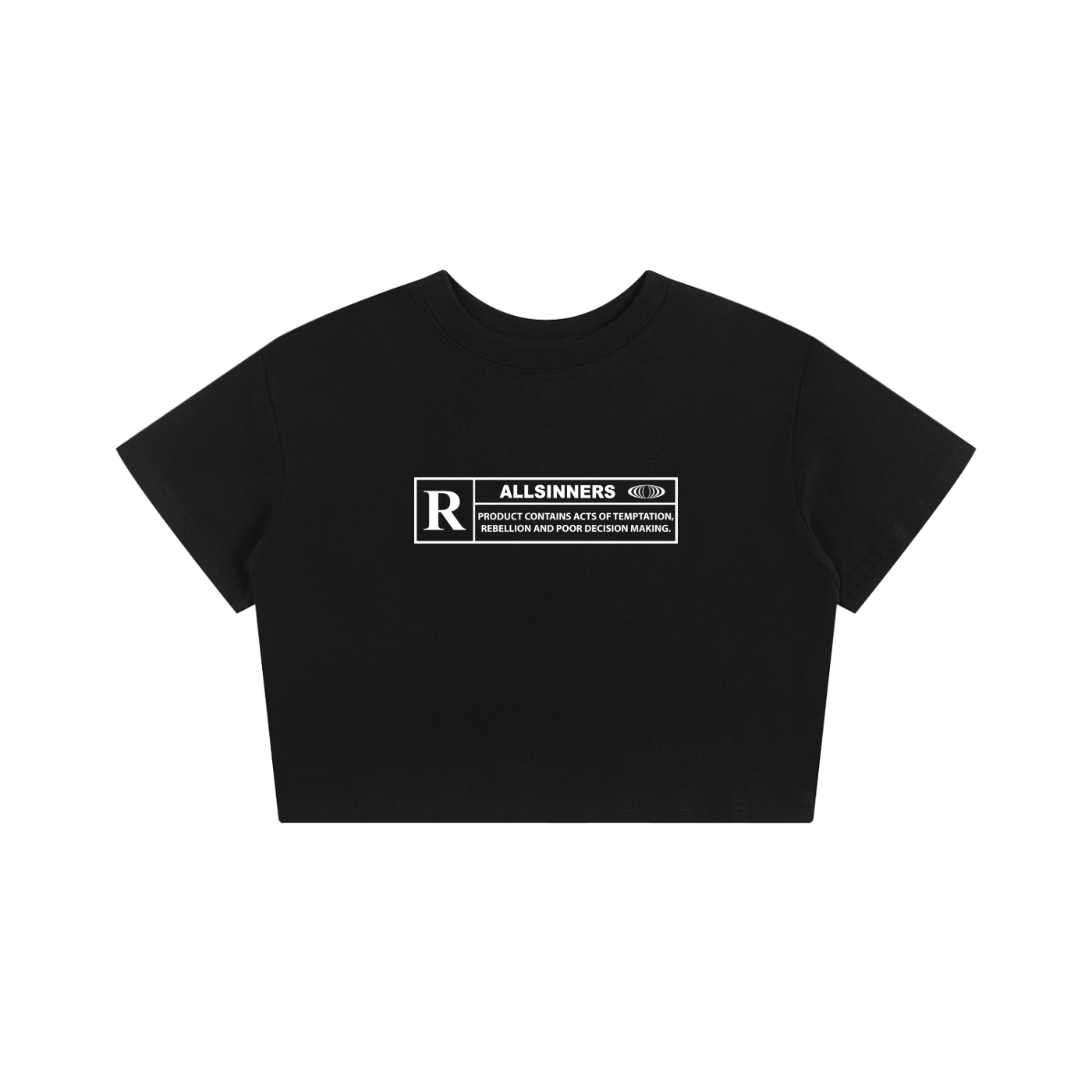 "Restricted" Women's Crop Tee