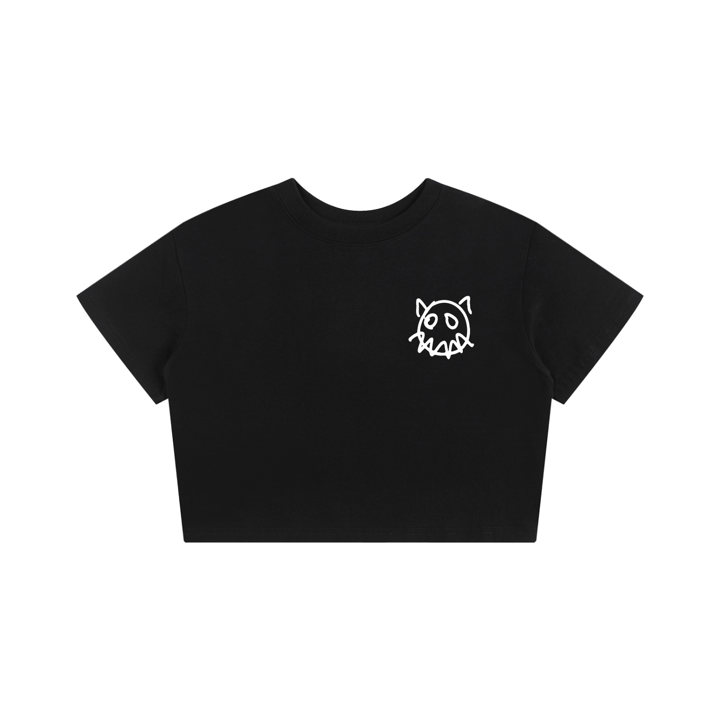 "Doodle" Womens Crop Tee