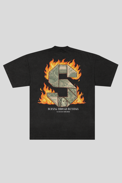 ALLSINNERS Burning Through Blessings Tee