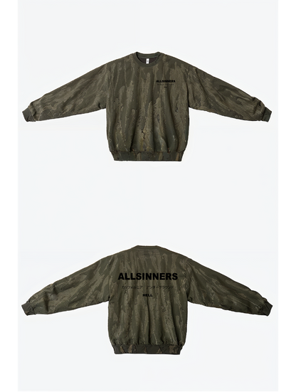 Drip Dyed ALLSINNERS Crew Sweatshirt