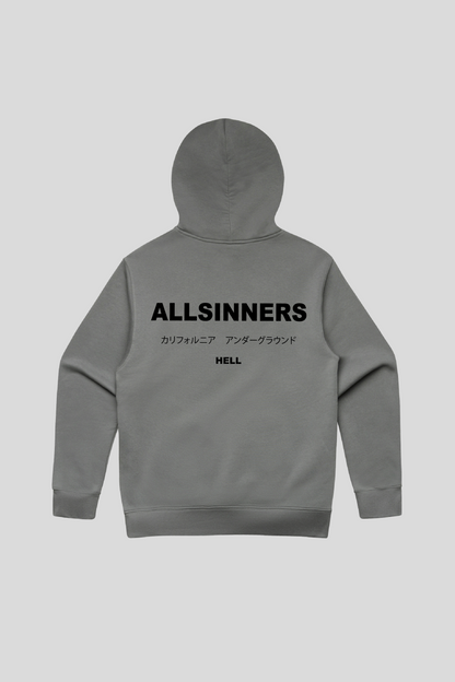 ALLSINNERS HOODIE "Relax Fit" (Blackout Edition)