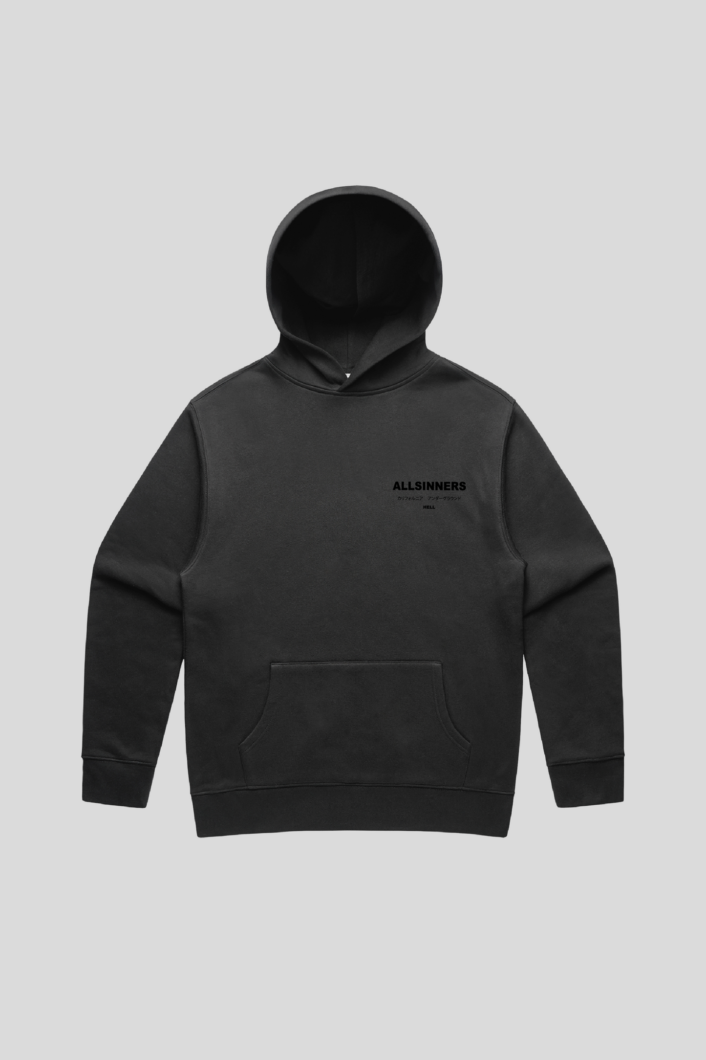 ALLSINNERS HOODIE "Relax Fit" (Blackout Edition)