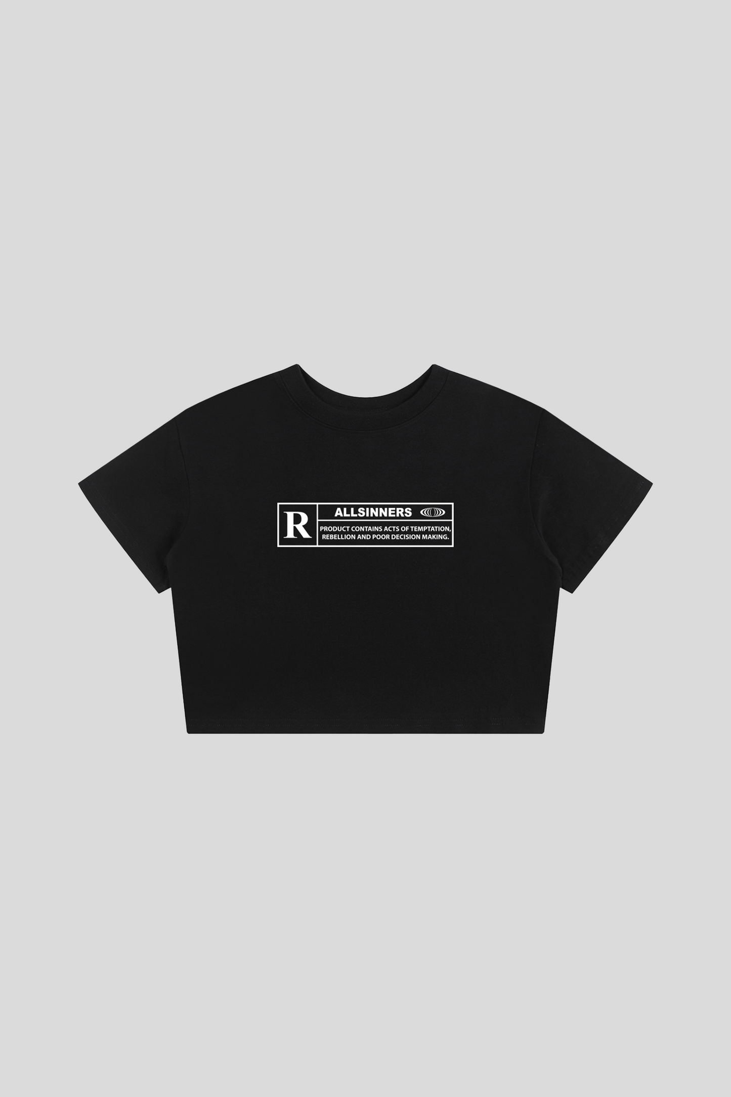 "Restricted" Women's Crop Tee