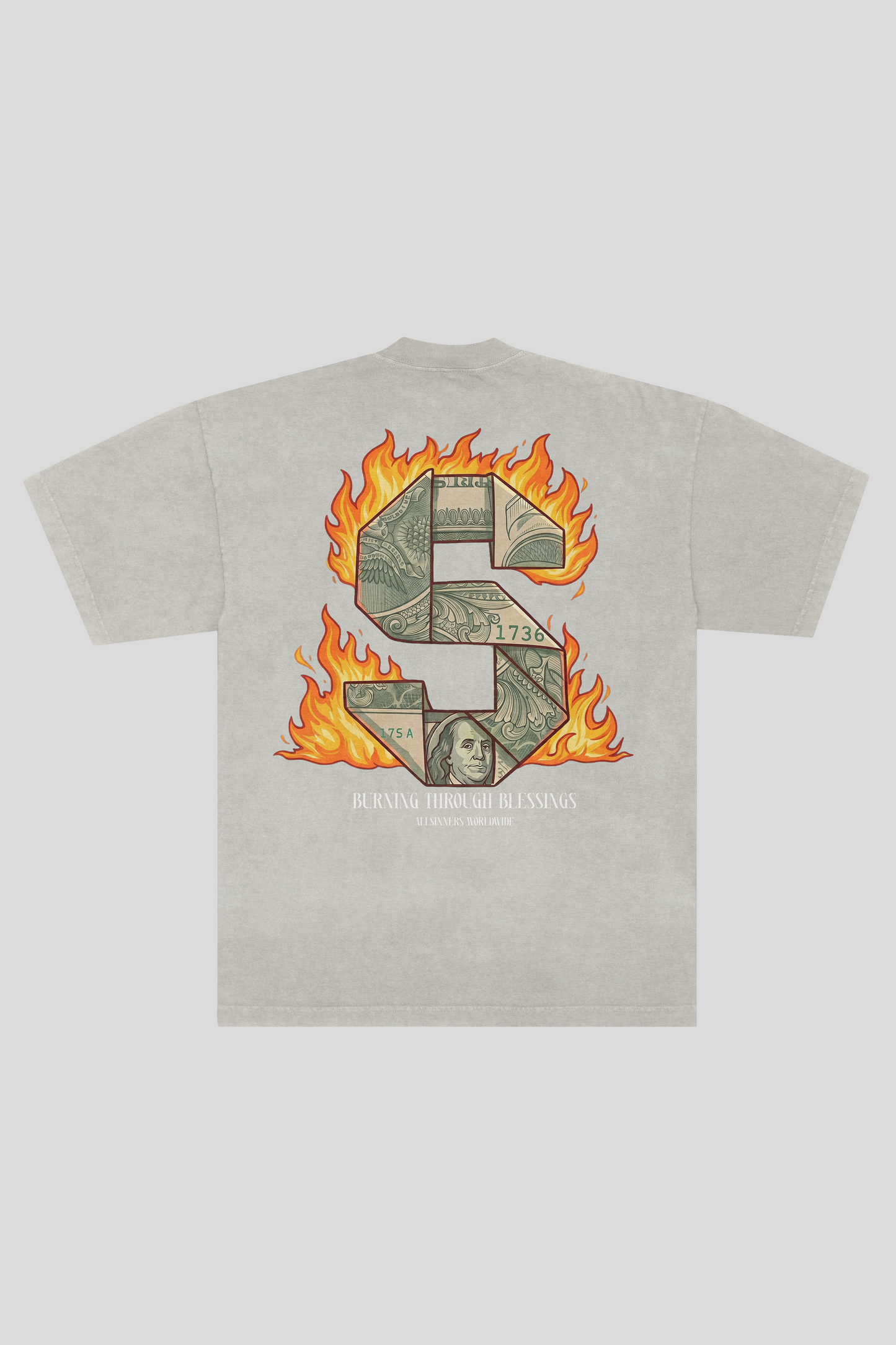 ALLSINNERS Burning Through Blessings Tee