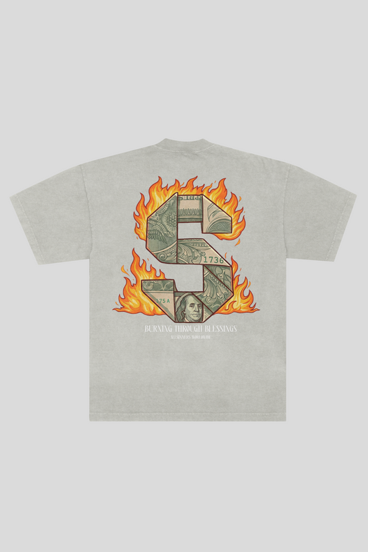 ALLSINNERS Burning Through Blessings Tee
