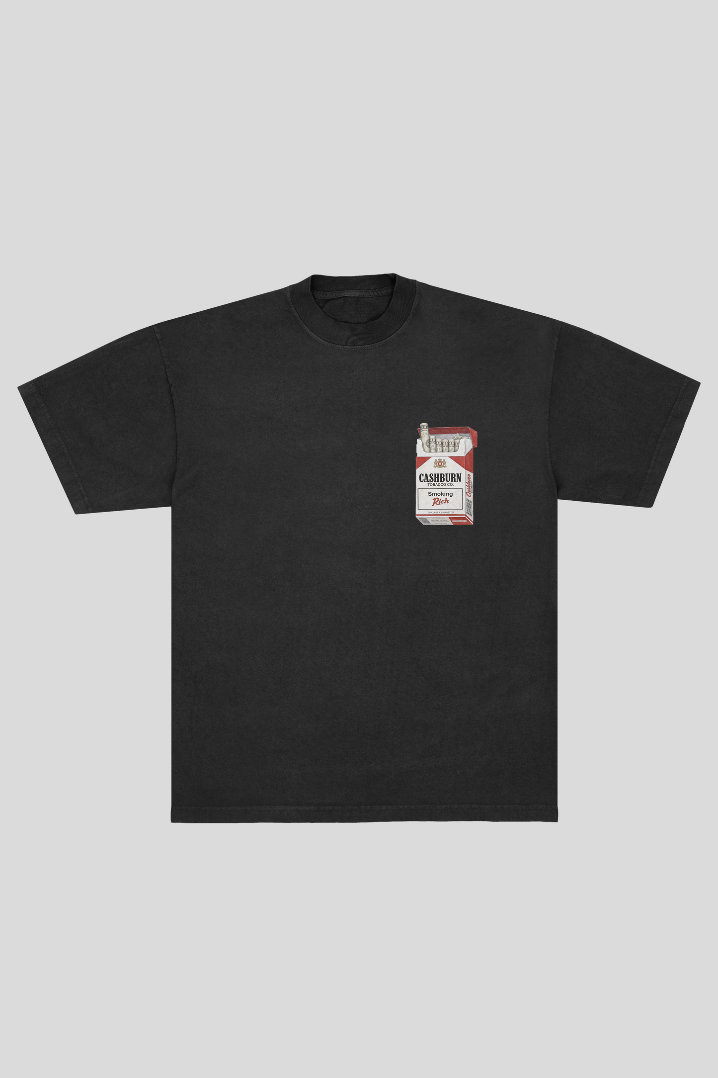 ALLSINNERS Smoking Rich (Black Tee)