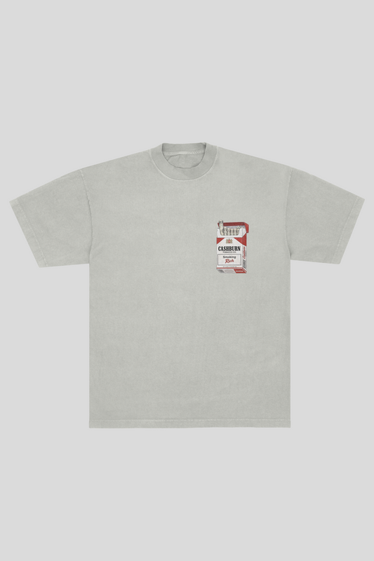 ALLSINNERS Smoking Rich (White Tee)