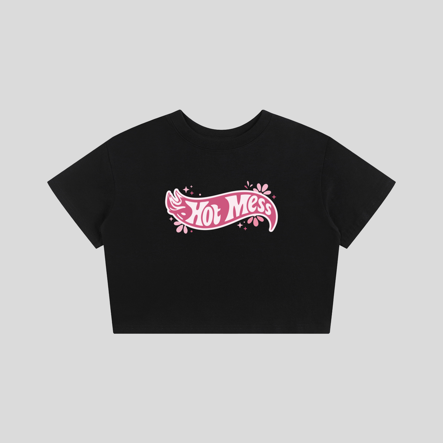 "Hot Mess" Crop Tee