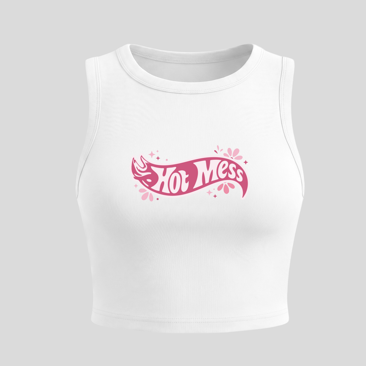 "Hot Mess" Crop Tank Top