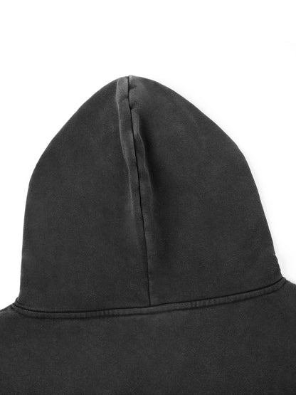 ALLSINNERS Vintage Washed Heavyweight "Crop Hoodie"