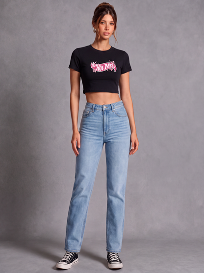 "Hot Mess" Crop Tee