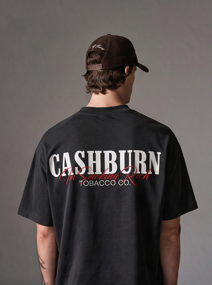 ALLSINNERS Smoking Rich (Black Tee)