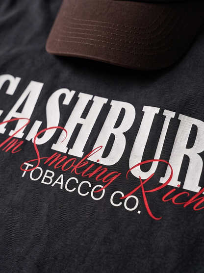 ALLSINNERS Smoking Rich (Black Tee)